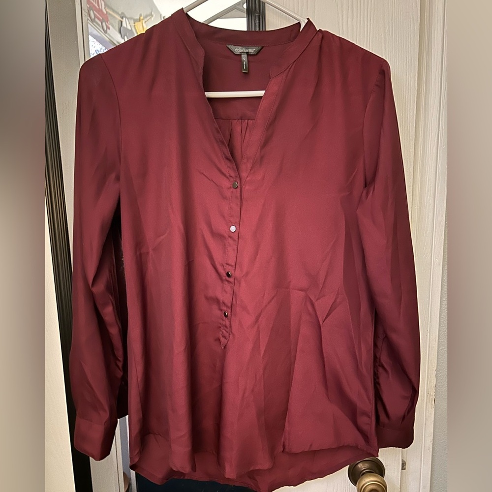 Women’s Maroon Dress Top